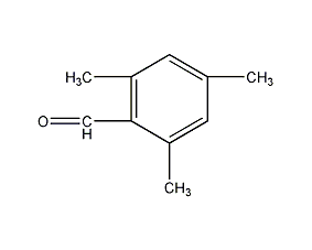 2,4,6-Trimethylbenzaldehyde Structural Formula