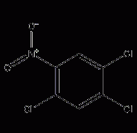 1,2,4-Trichloro-5-nitrobenzene structural formula