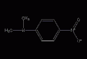 N,N-dimethyl-4-nitroaniline structural formula