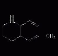 6-methyl-1,2,3,4-tetrahydroquinoline structural formula