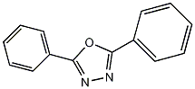 2,5-diphenyl-1,3,4-oxadiazole structural formula