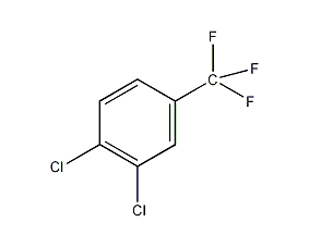 3,4-dichloro-1-trifluoromethylbenzene structural formula