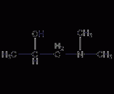 1-dimethylamino-2-propanol structural formula