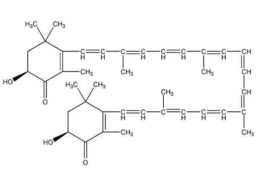 Astaxanthin Structural Formula