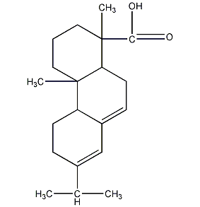Structure formula of rosin acid