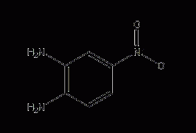 4-nitro-o-phenylenediamine structural formula