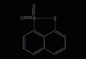 1,8-Naphthyl sulfone structural formula