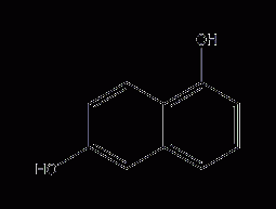1,6-dihydroxynaphthalene structural formula