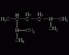 N,N,N',N'-tetramethyl-1,3-butanediamine structural formula