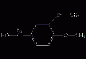 3,4-dimethoxybenzyl alcohol structural formula