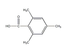 2,4,6-trimethylbenzoic acid structural formula