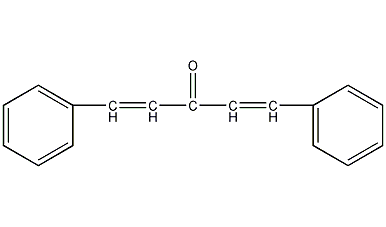 Dibenzylideneacetone Structural Formula