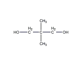 2,2-dimethyl-1,3-propanediol structural formula