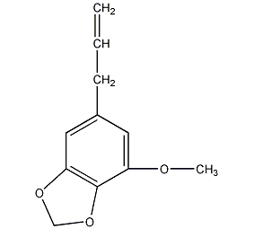 Myristyl ether structural formula