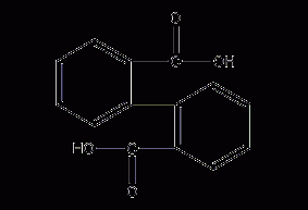 2,2'-biphenyldicarboxylic acid structural formula