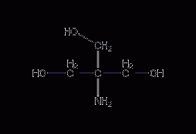 Trihydroxymethylaminomethane Structural Formula