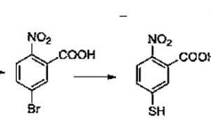 5,5-dimercapto-2,2-dinitrobenzoic acid-preparation route